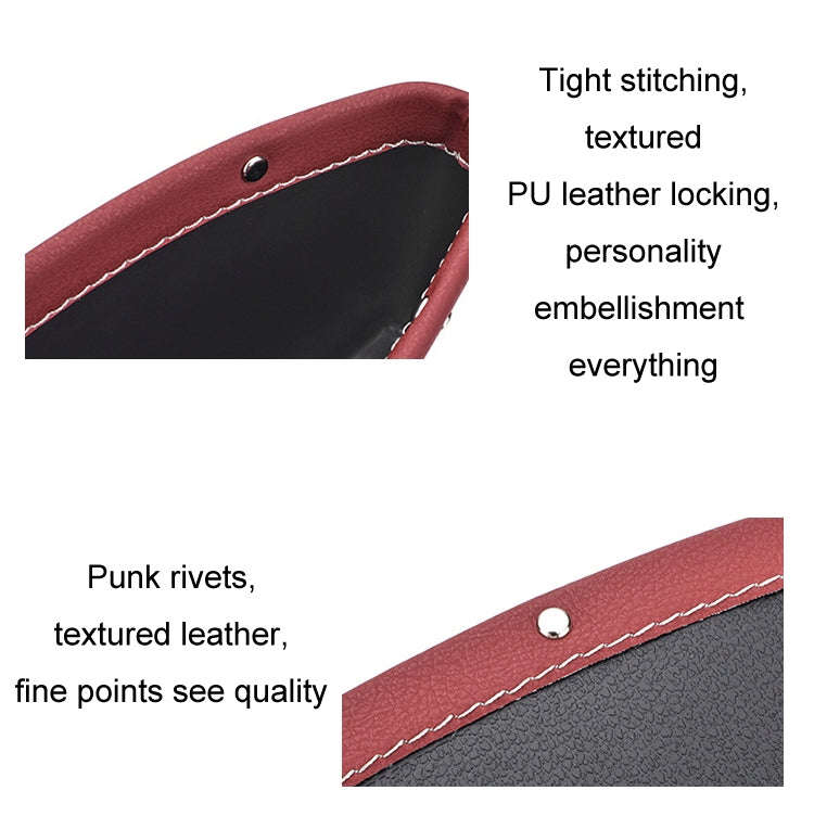Car Seat Gap Leak-Proof Debris Mobile Phone Storage Box(Red)