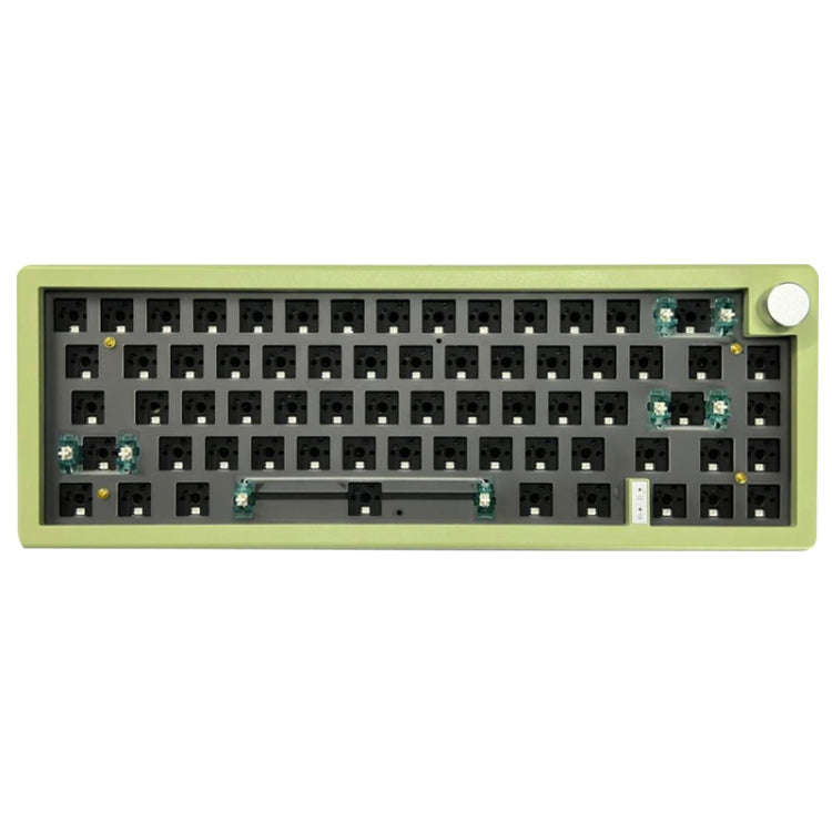 67 Keys Three-mode Customized DIY With Knob Mechanical Keyboard Kit Supports Hot Plug RGB Backlig...