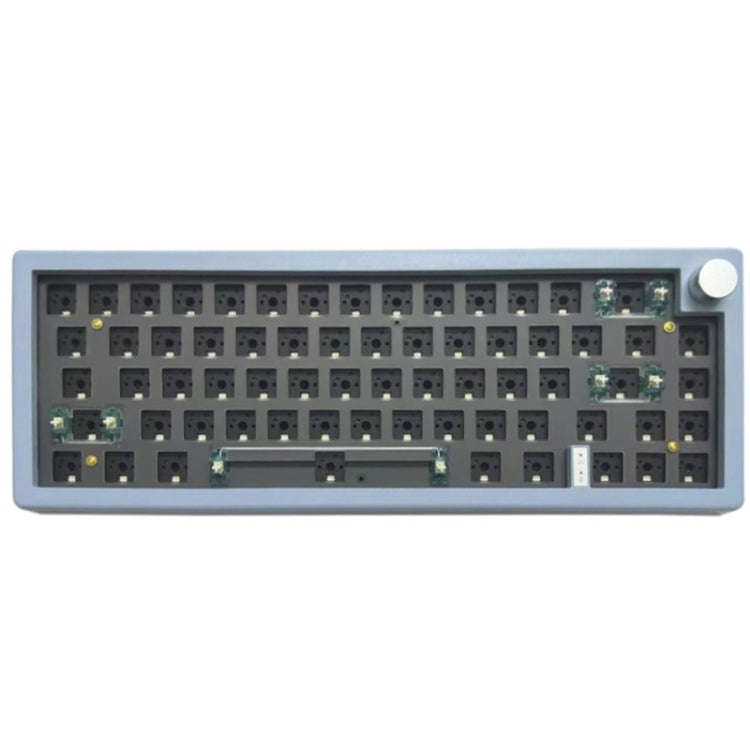 67 Keys Three-mode Customized DIY With Knob Mechanical Keyboard Kit Supports Hot Plug RGB Backlig...