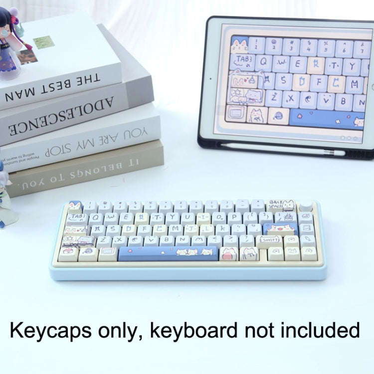 66 Keys 5-sided Heat Rise PBT Personalized Keycaps(Green)