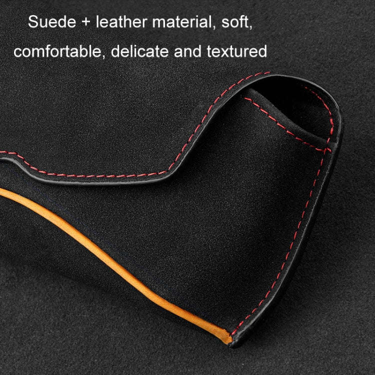 Car Sun Visor Multifunctional Glasses Case Card Storage Bracket(Beige)