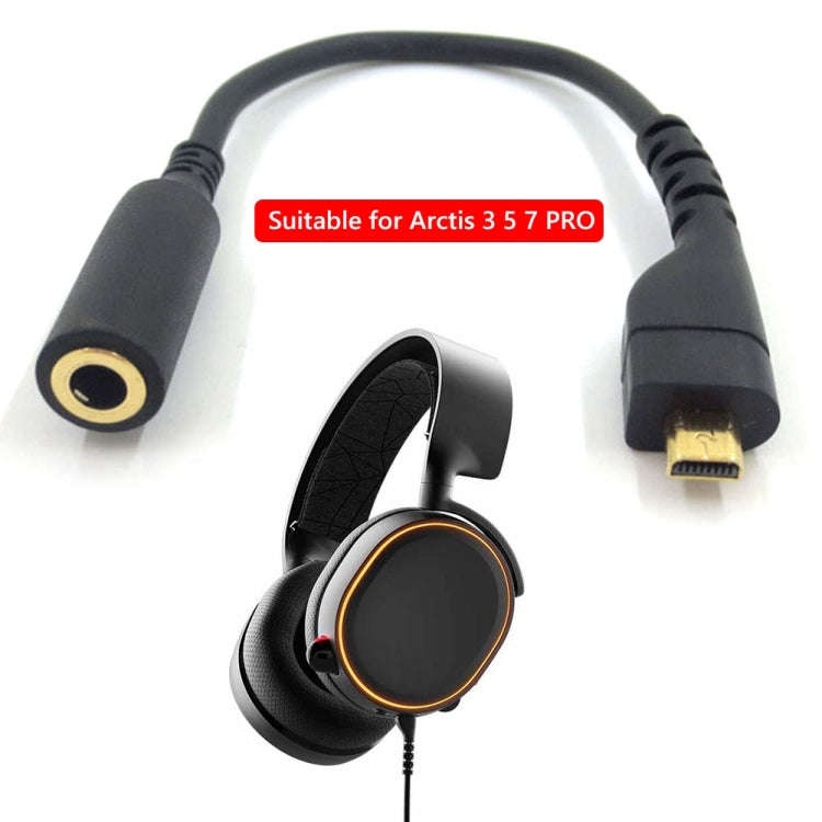 For SteelSeries Arctis 3 5 7 Pro Headphone Sound Card Adapter Cable Audio Cable(A Style)