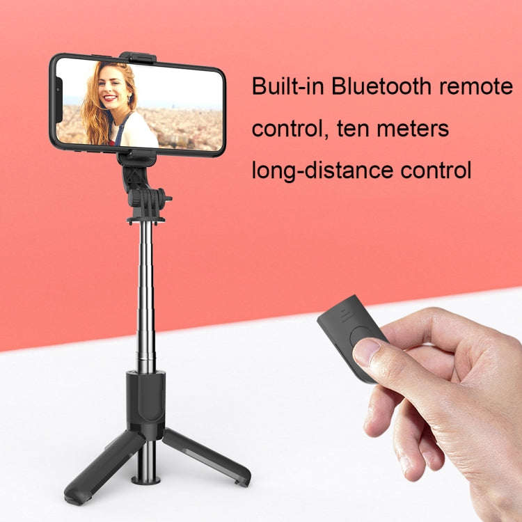 CYKE Mini Phone Selfie Stick Tripod Multifunctional Desktop Live Bracket, Style: Stainless Steel