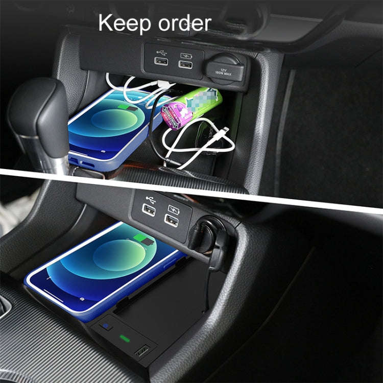 For 22-23 Honda Civic/INTEGRA For Left-hand Drive Car Wireless Charger(Black)
