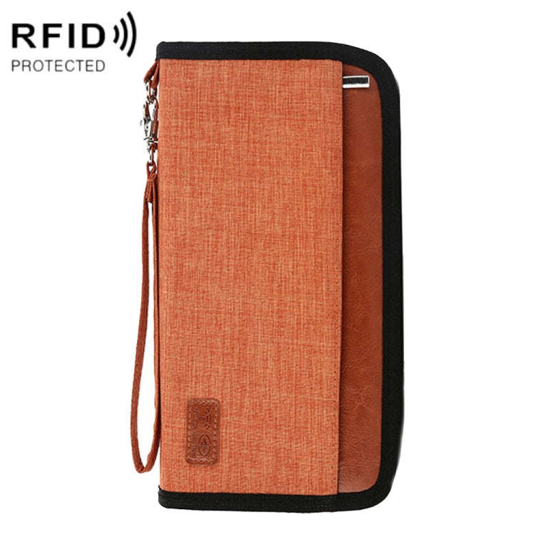 Multifunctional RFID Anti -Theft Passport Package Travel Air Ticket Pocket Card Large Capacity Do...