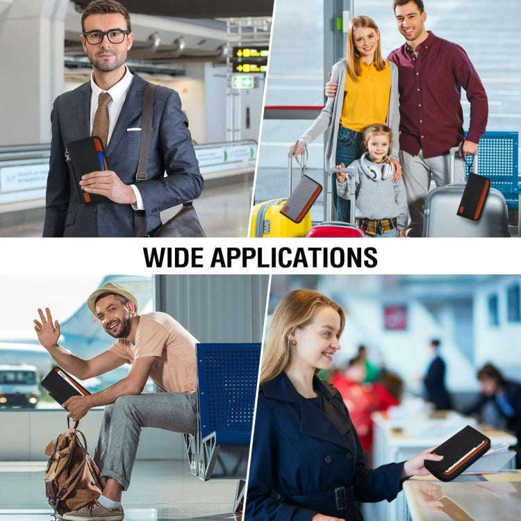Multifunctional RFID Anti -Theft Passport Package Travel Air Ticket Pocket Card Large Capacity Do...