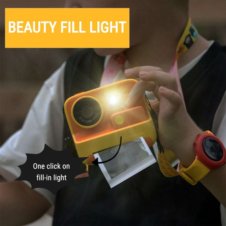 Children Instant Print Camera 4800W Pixel 2-Inch Screen Dual Lens Photography Camera(Without Memo...