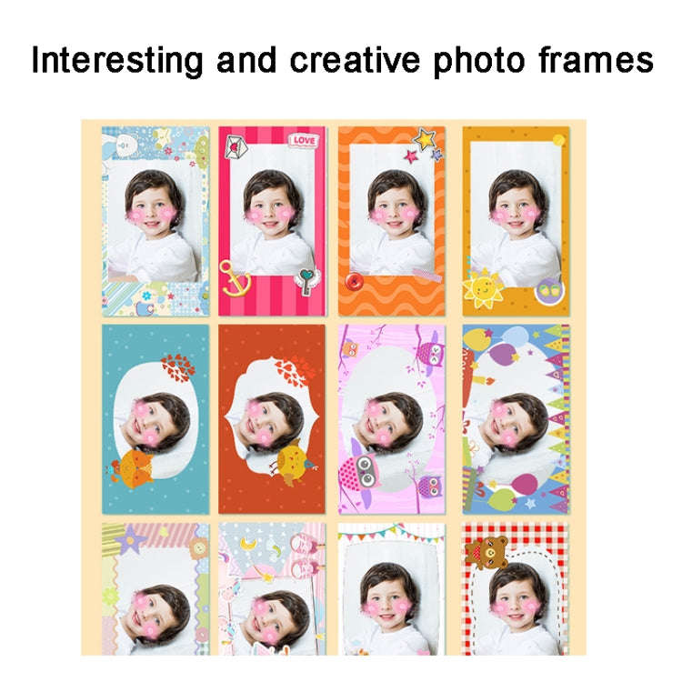 Children Instant Print Camera 1080P 2.4-Inch IPS Screen Dual Lens Photography Camera(Blue)