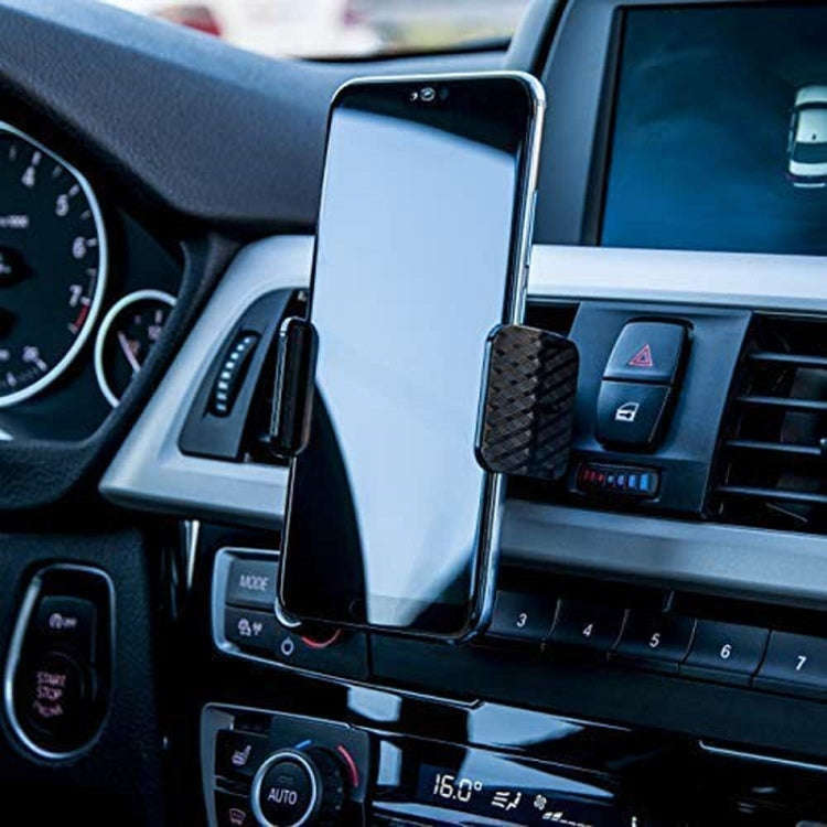 360-degree Rotating Car Air Outlet Multi-functional Mobile Phone Holder(Black)