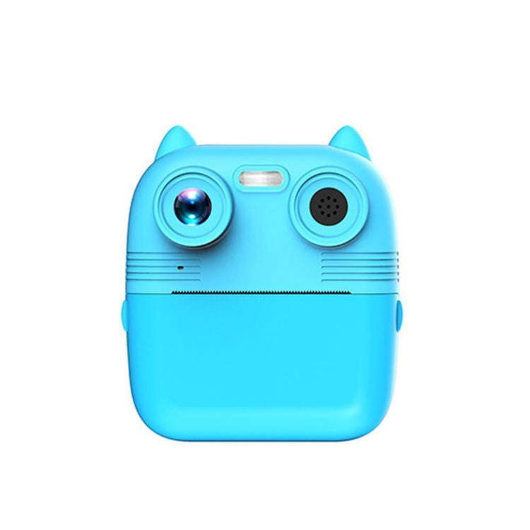1080P Instant Print Camera 2.8-inch IPS Screen Front and Rear Dual Lens Kids Camera, Spec: Blue