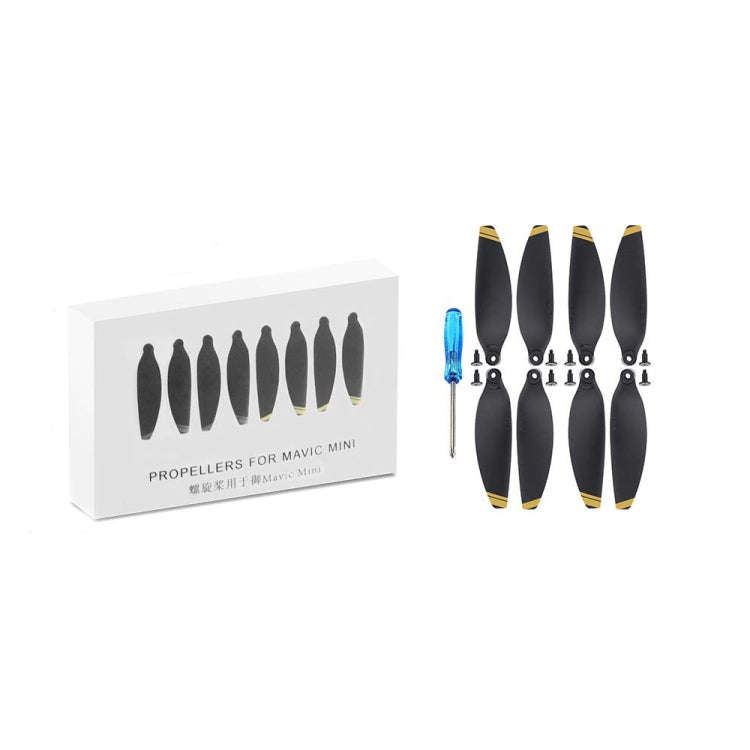 For DJI Mavic Mini 4726F Wing Propeller Blade Drone Accessories, Spec: 2pairs Golden Edge