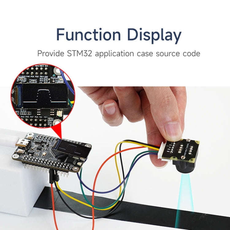Yahboom Single Column CCD Camera Module Linear Array Sensor, Model: TSL1401+Bracket