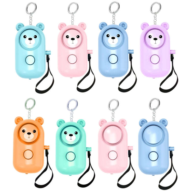 130dB LED Personal Alarm Pull Ring Outdoor Self-defense Products, Specification: Bear Style (Ligh...