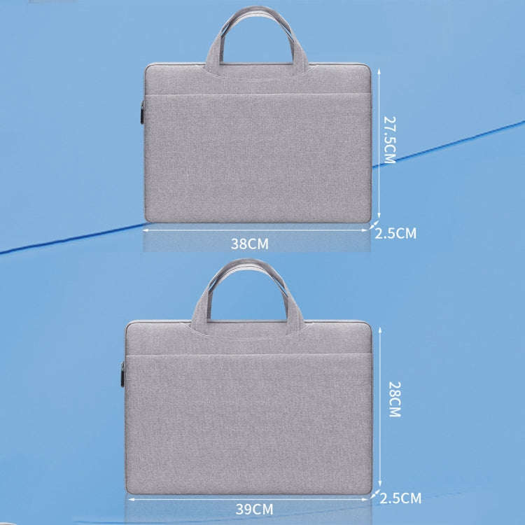 BUBM Large-capacity Wear-resistant and Shock-absorbing Laptop Storage Bag, Size: 14 inch(Grey)
