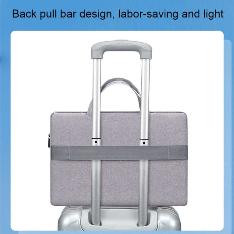 BUBM Large-capacity Wear-resistant and Shock-absorbing Laptop Storage Bag, Size: 14 inch(Grey)