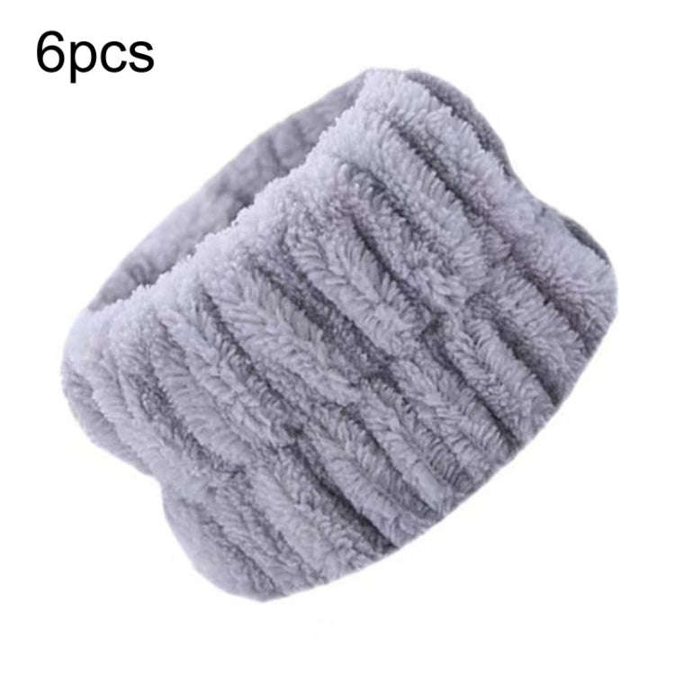 6pcs Washing Anti-Humidity Washing Face Wrist Strap Sports Sweat-Wiping Bracelet Sweat-Absorbing ...