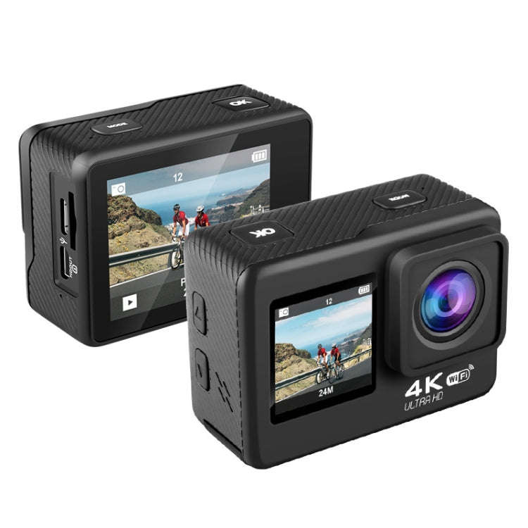 WIFI Color Dual-Screen HD 4K Video Outdoor Waterproof Sports Camera(AT-Q60AR)