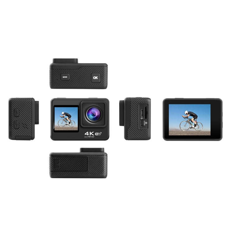 WIFI Color Dual-Screen HD 4K Video Outdoor Waterproof Sports Camera(AT-Q60AR)
