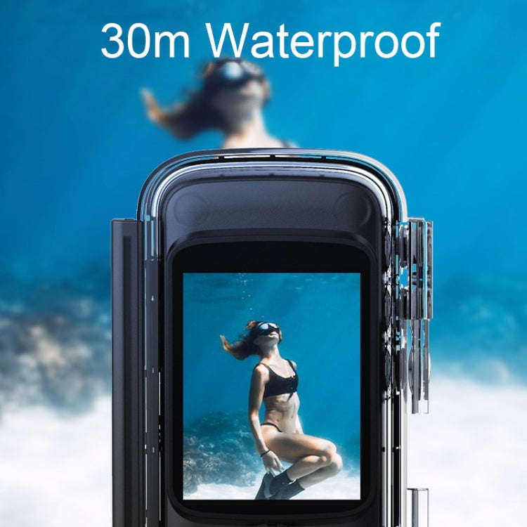 4K HD Touch Dual LCD Screen Handheld Sports Waterproof Camera Outdoor Anti-Shake Diving Camera(DL...