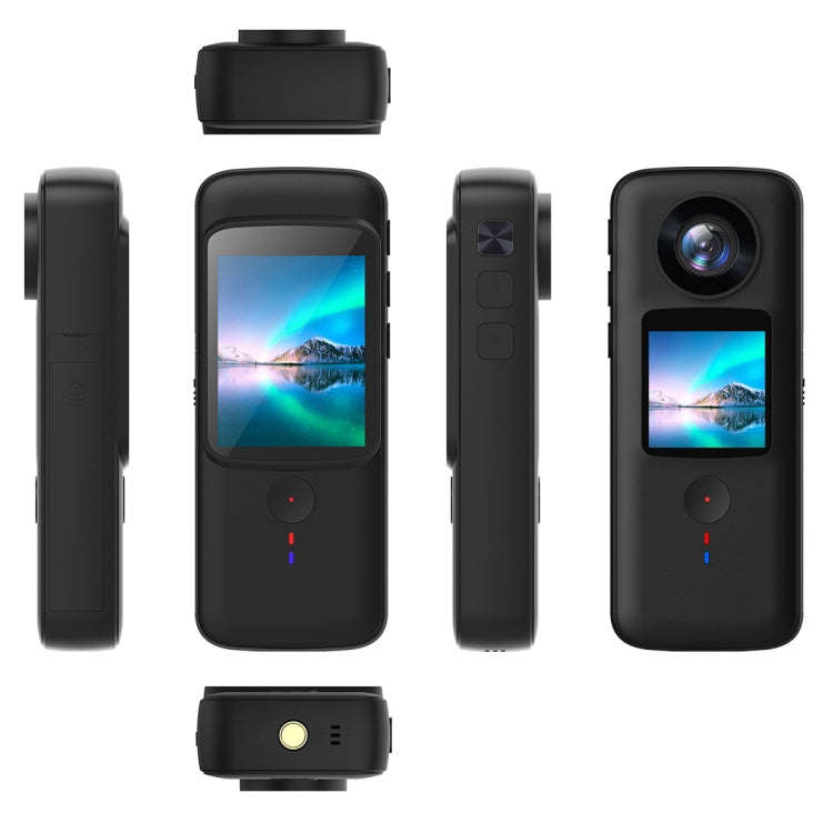4K HD Touch Dual LCD Screen Handheld Sports Waterproof Camera Outdoor Anti-Shake Diving Camera(DL...