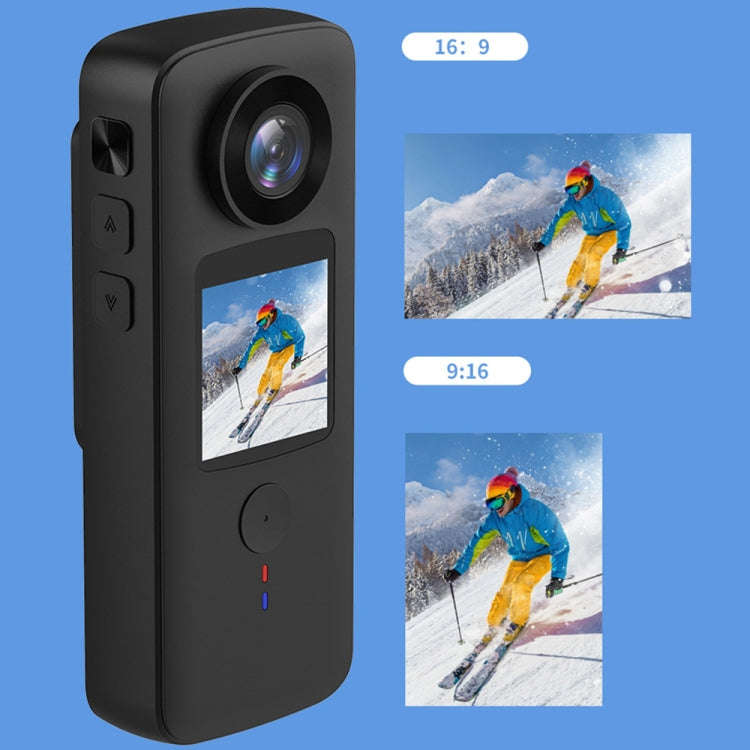 4K HD Touch Dual LCD Screen Handheld Sports Waterproof Camera Outdoor Anti-Shake Diving Camera(DL...