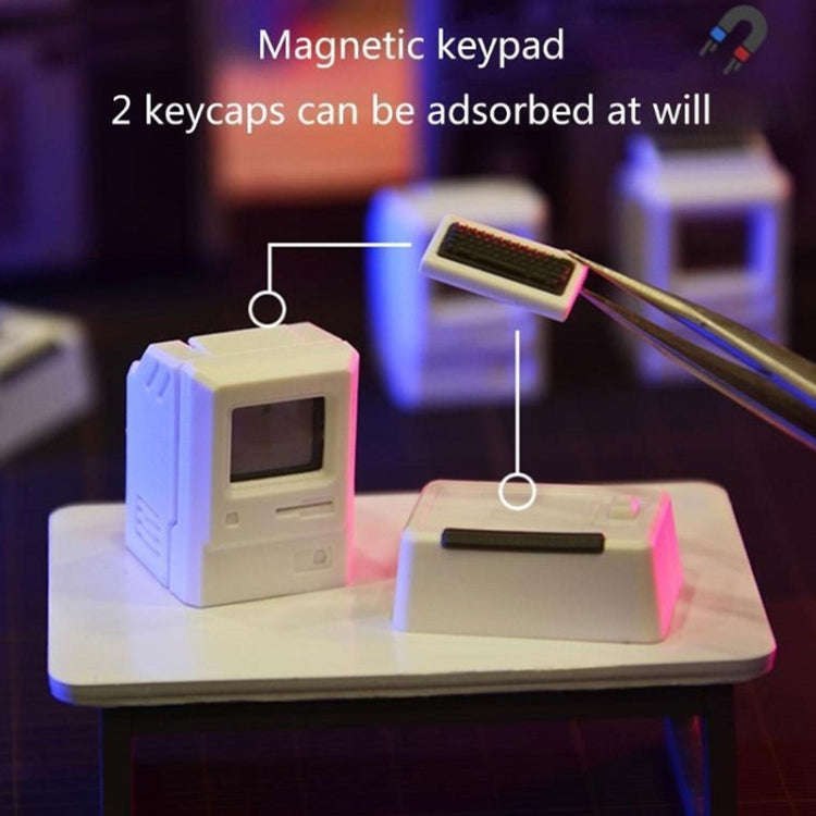 Mechanical Keyboard MAC Retro Light Transmission Keycap(Pink)