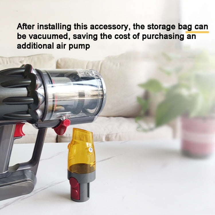 Vacuum Suction Tip Adapter For Dyson Vacuum Cleaner V7 V8 V10 V11 V12 V15(Yellow)