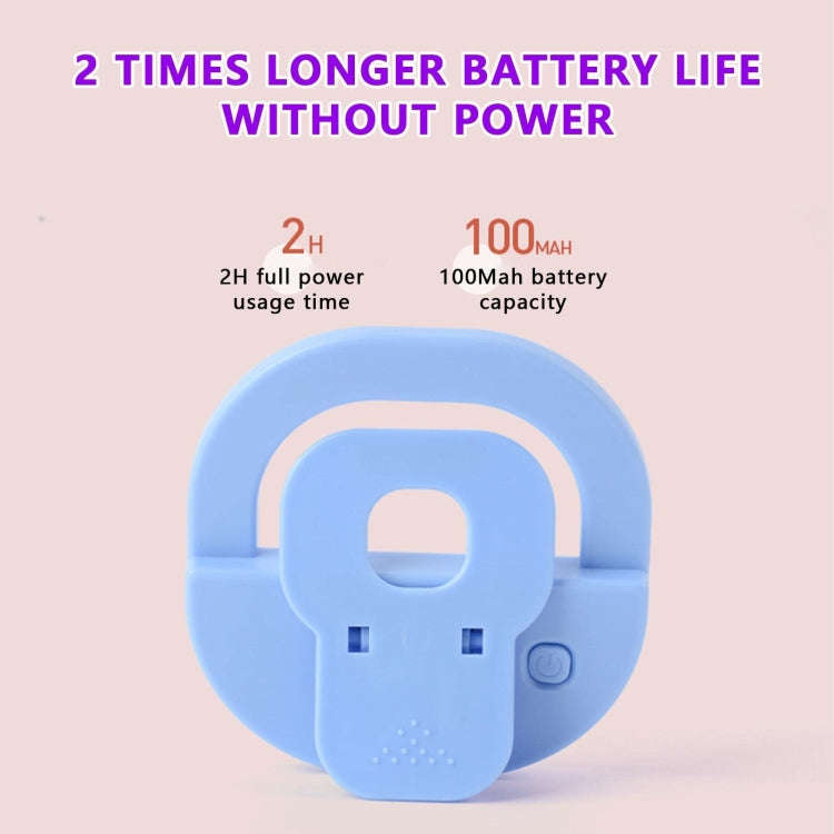 Mobile Phone Fill Light Rechargeable Clip Ring Selfie Light(Blue)