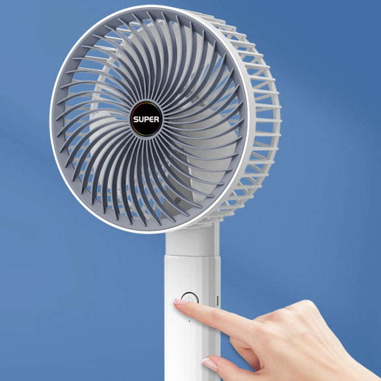 Desktop Portable USB Charging Clip Fan Multifunctional Rotatable Handheld Fan(Gray)