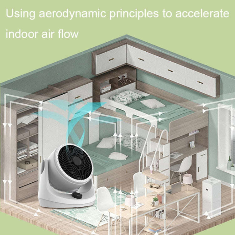 Air Circulation Large Wind Turbine Electric Fan Household Energy Saving Desktop Fan, Style: USB M...