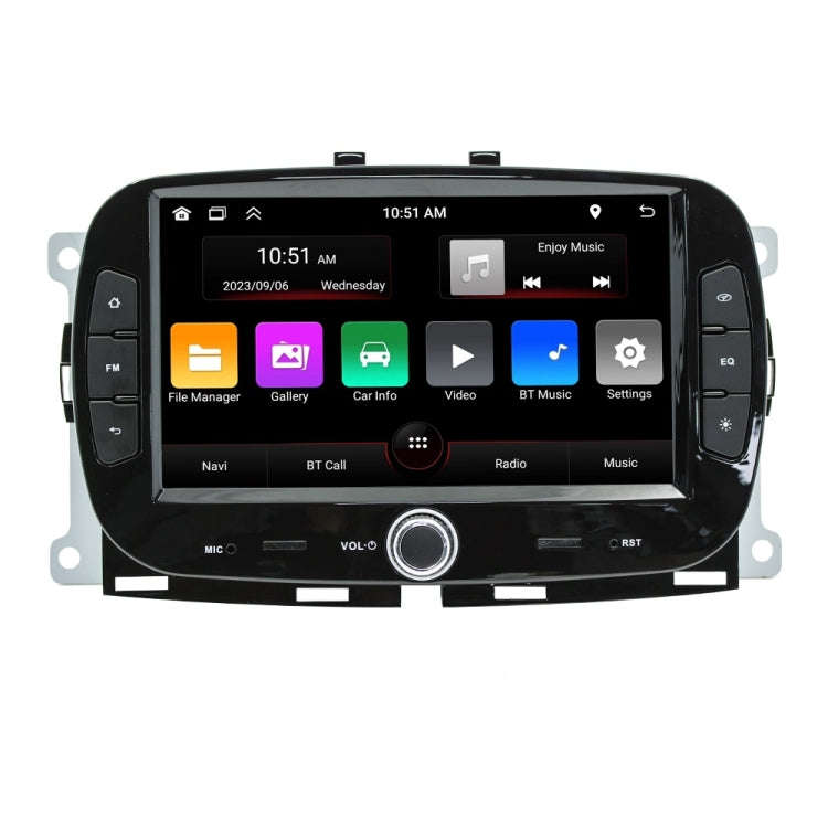 For FIAT 500 Car Android Navigation Bluetooth FM Radio, Memory: 2+32G
