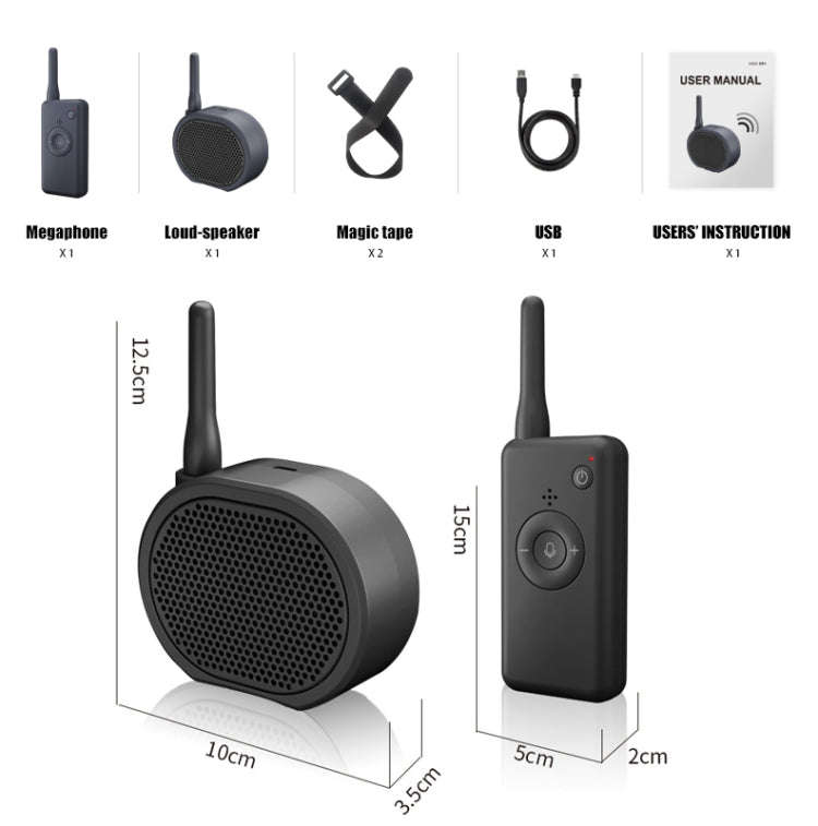 Mini Drone Megaphone Wireless Portable Speaker 2KM Control for DJI Mavic Mini/Mavic 2/Mavic Pro/F...