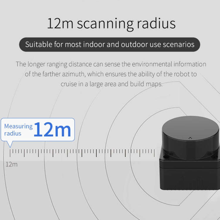 Yahboom Lidar ROS2 Robot SLAM Mapping Navigation Ranging TOF(MS200)