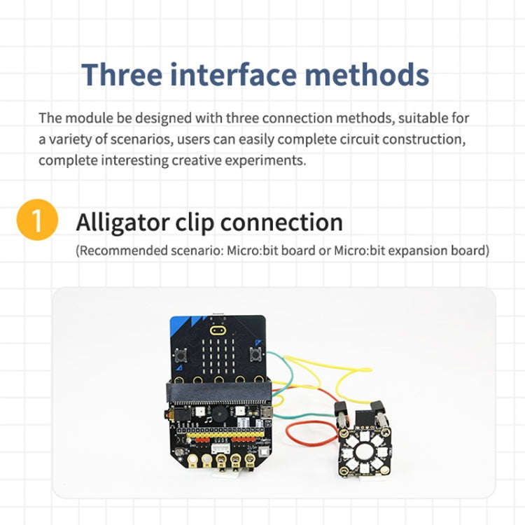 Yahboom 8-bit Full-color RGB Light Ring Module Microbit Raspberry Pi Pico Development Board