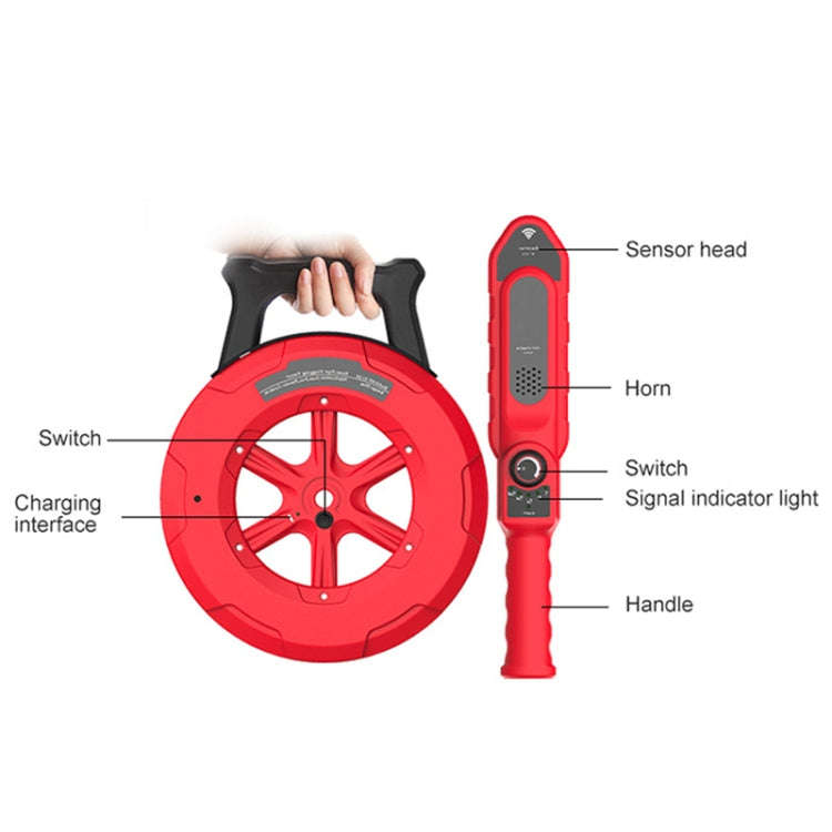 NOYAFA NF-5140 Wall Pipe Blockage Detector Pipe Blockage Detector For Iron/PVC/Cement/Steel Pipes