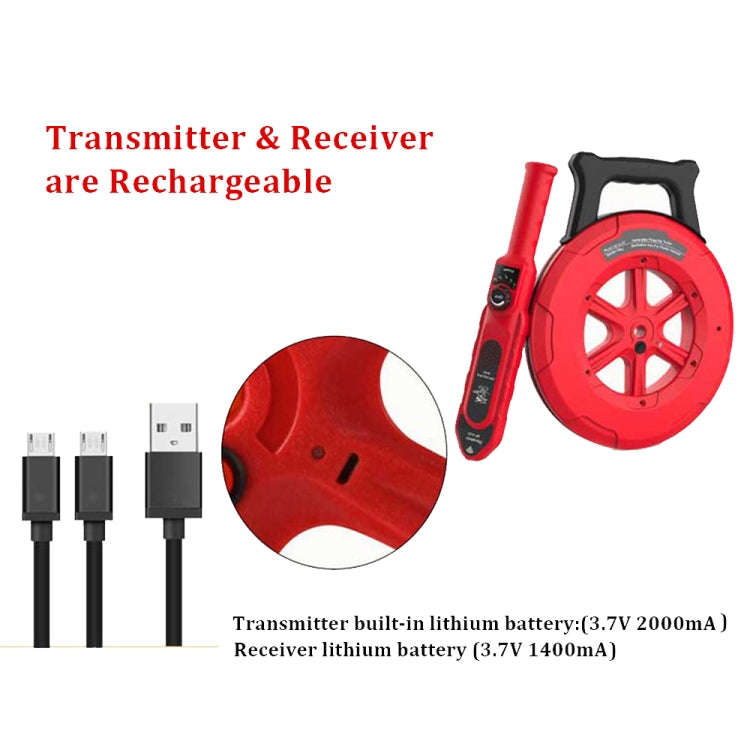NOYAFA NF-5140 Wall Pipe Blockage Detector Pipe Blockage Detector For Iron/PVC/Cement/Steel Pipes