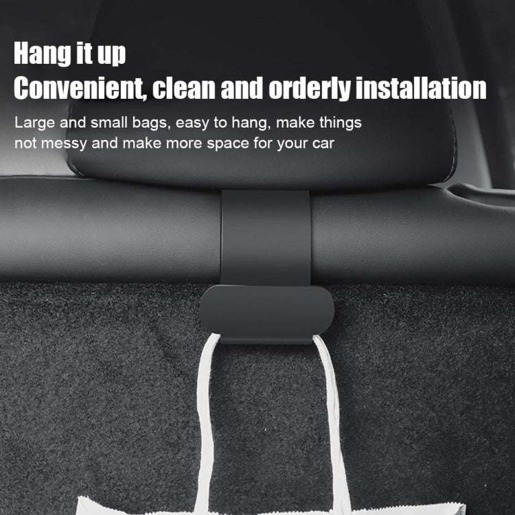 For Tesla Model Y 1pair Rear Trunk Hook Bag Umbrella Hanger