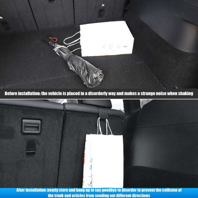 For Tesla Model Y 1pair Rear Trunk Hook Bag Umbrella Hanger