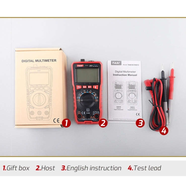 TASI TA801B Automated Manual Integral Digital Multimeter High Precision Digital Display Ammeter
