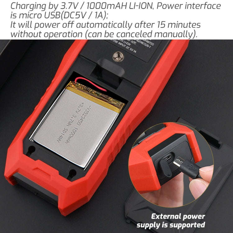 TASI TA702B Simulation Bar+Digital Display Cumbelo Gas Detector Portable Gas Testing Instrument N...
