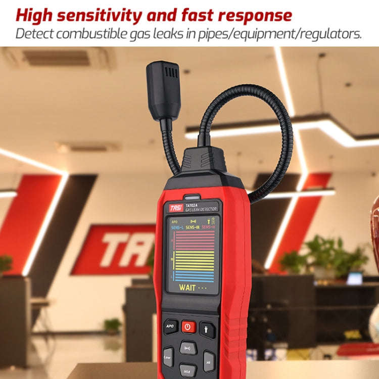 TASI TA702B Simulation Bar+Digital Display Cumbelo Gas Detector Portable Gas Testing Instrument N...