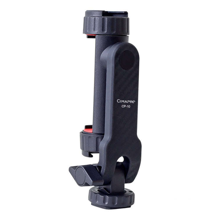 Cimapro Swivel Cold Boot Camera Phone Mount Bracket External Tripod(Black)