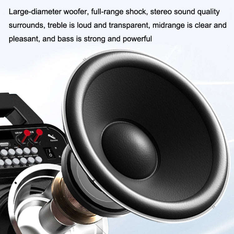 HanRongda HRD-787 High Performance Full Band Portable Bluetooth Card SOS Warning LED Lighting Rad...