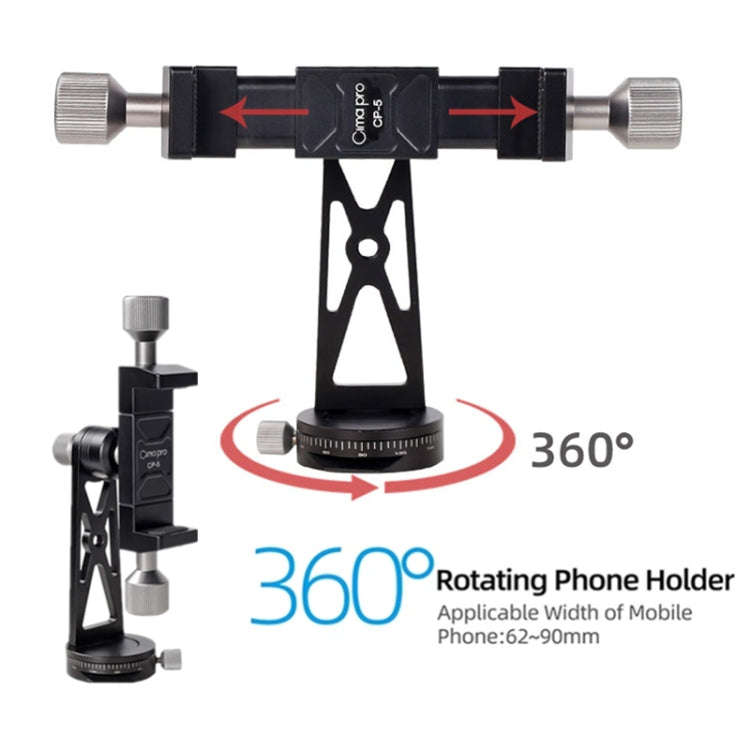 Cimapro Rotating Mobile Phone Clip Live Tripod Photography Stand(CP-5)