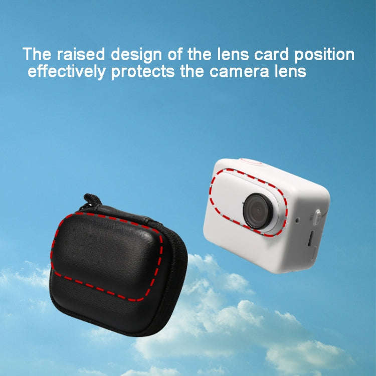 For Insta360 GO 3 Mini Body Bag Portable Storage Bag With Carabiner(Black)