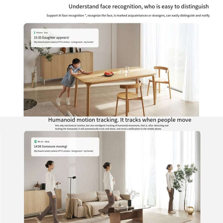 Original Xiaomi Mijia Smart Camera 3 PTZ Version 3K AI Detection Baby Monitor 5MP 360 Degree View...