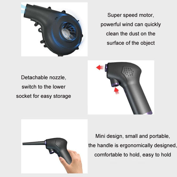 15000mAh Rechargeable Dust Blower Keyboard Case Cleaning Wind Blower