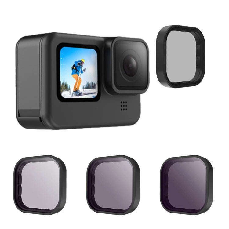 For GoPro Hero11 Black / HERO10 Black / HERO9 Black TELESIN Lens Filter, Spec: CPL