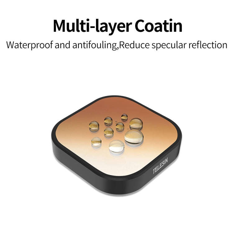 For GoPro Hero11 Black / HERO10 Black / HERO9 Black TELESIN Lens Filter, Spec: CPL