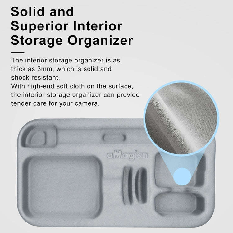 For Insta360 GO 3 / GO 3S AMagisn Accessory Storage Bag Portable Medium Clutch
